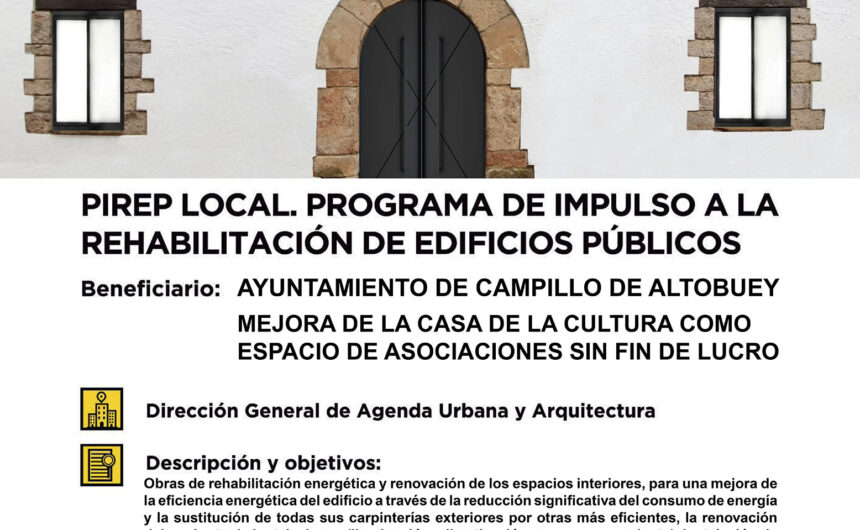 PIREP Local. Programa de Impulso a la Rehabilitación de Edificios Públicos