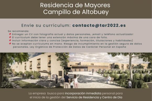Bolsa de Empleo Residencia de Mayores Campillo de Altobuey